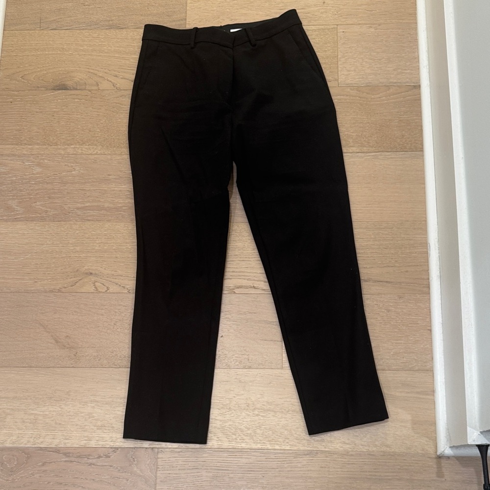 Ann Taylor Classic Black Straight Leg Pants - Picture 2 of 3